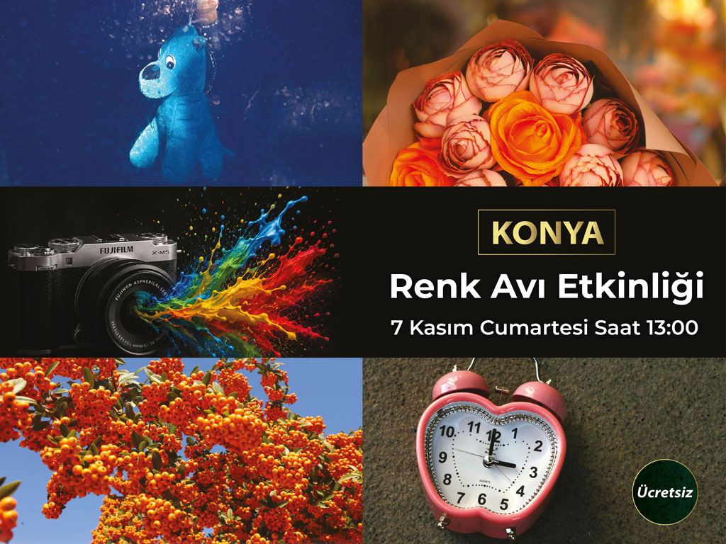 Fujifilm Renk Avı Etkinliği Bu etkinliğin kontenjanı 40 kişidir. Şu an 32 kişilik yer kalmıştır.