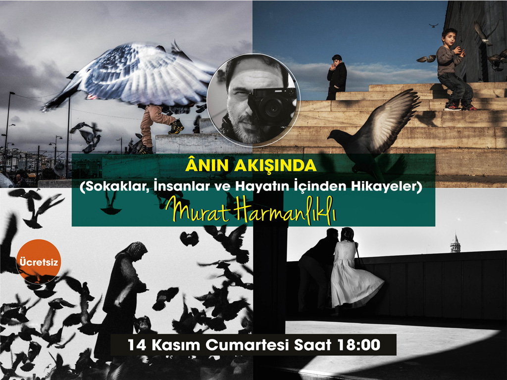 Fujifilm Anın Akışında: Sokaklar, İnsanlar ve Hayatın İçinden Hikayeler Bu etkinliğin kontenjanı 40 kişidir. Şu an 40 kişilik yer kalmıştır.