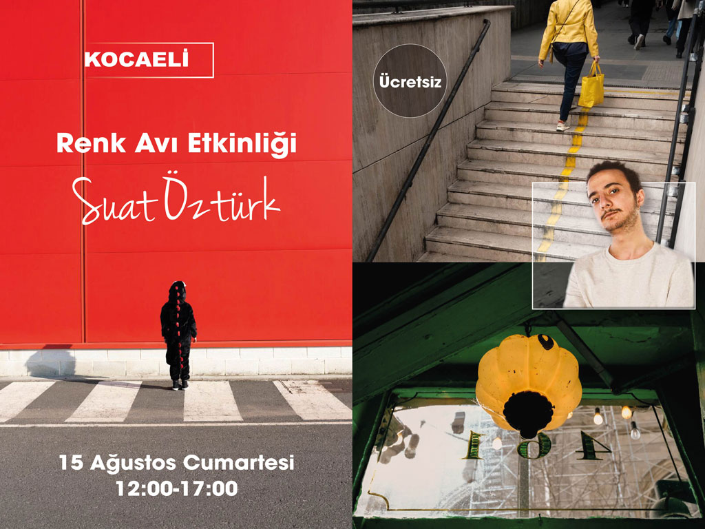 Fujifilm Renk Avı Etkinliği Bu etkinliğin kontenjanı 40 kişidir. Şu an 39 kişilik yer kalmıştır.