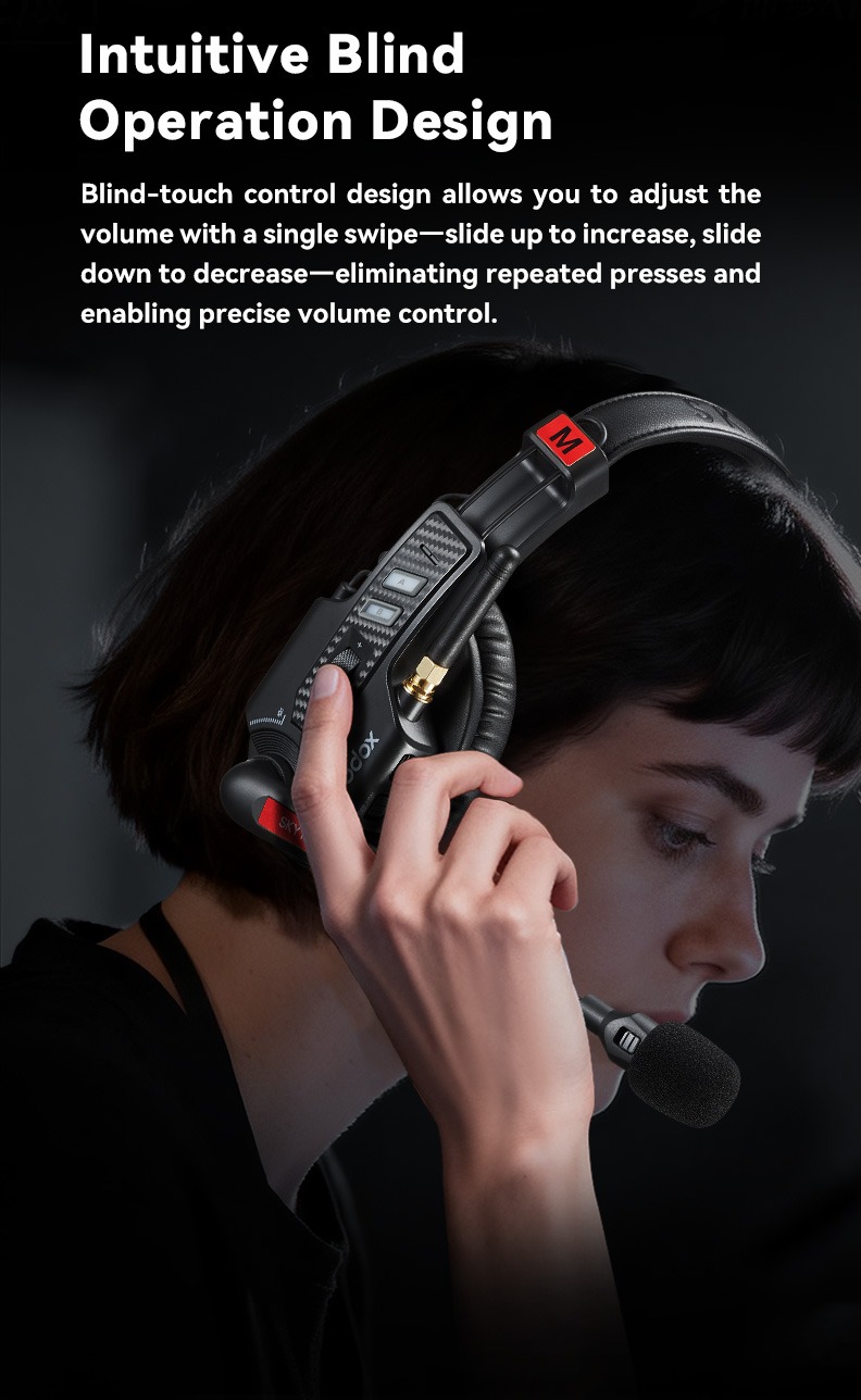 Godox SkyTalk R &mdash; Dokunsal k&ouml;r kullanım tasarımı