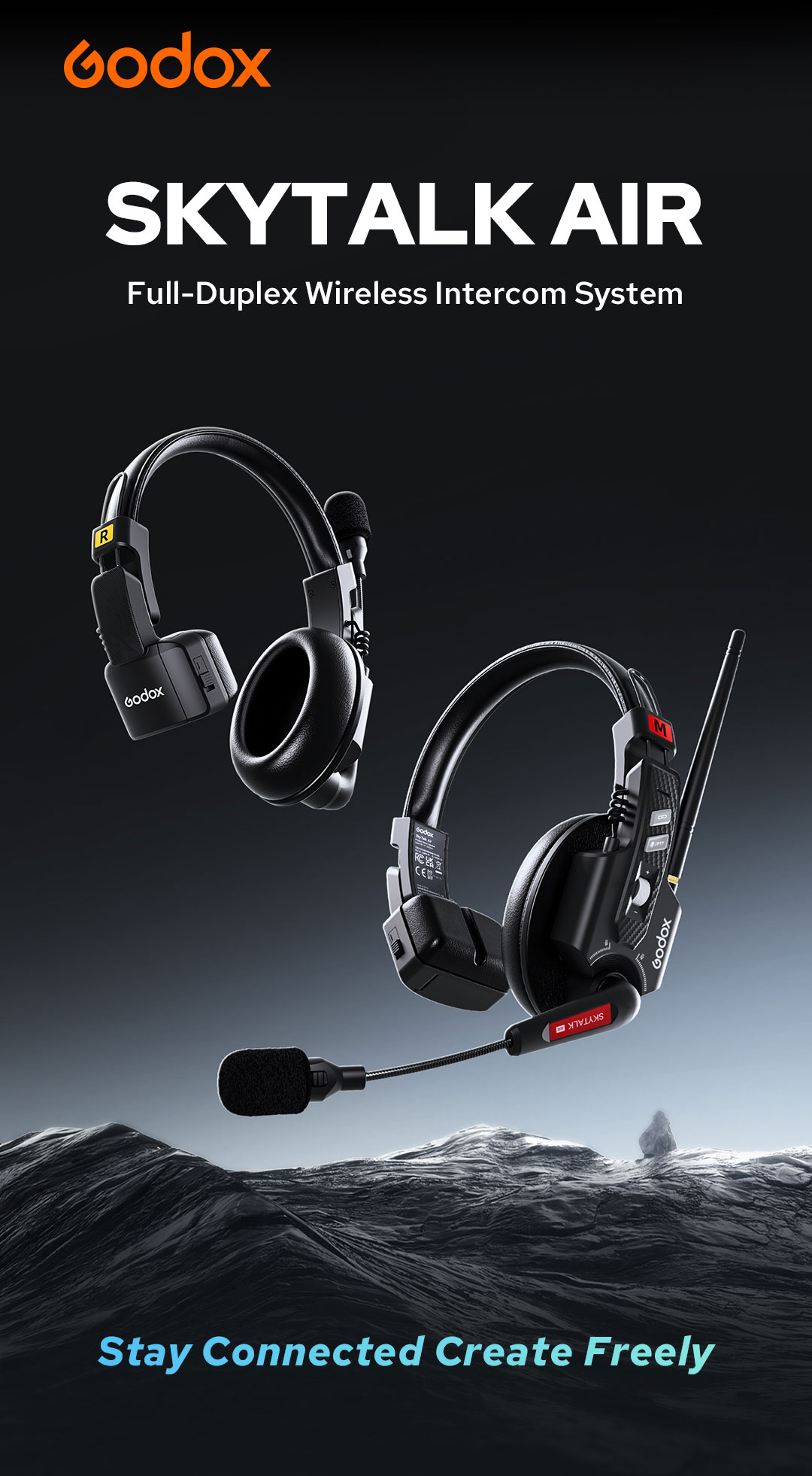 Godox SkyTalk Air kablosuz interkom headset