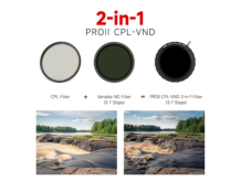 Haida 77mm Pro II CPL-VND Dairesel Polarize ve Değişken ND 2in1 Filtre
