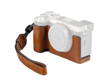 SmallRig 5015 Sony A7C II / A7CR ile Uyumlu Kahverengi Deri Kılıf ve Askı