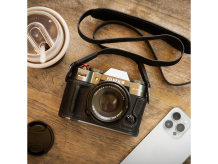 SmallRig 4710 X-T50 için Kahverengi Deri Kılıf