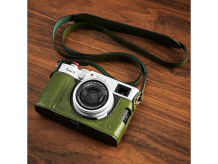 SmallRig 4701 X100VI Yeşil Deri Kılıf