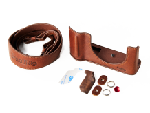 SmallRig 5268 GFX100RF için Kahverengi Deri Çanta