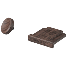 SmallRig 6240 Fujifilm için Ahşap Flaş Yuvası Kapağı ve Deklanşör Düğmesi - Koyu Kahve