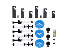 Arcury Üçlü Fon Askı Seti