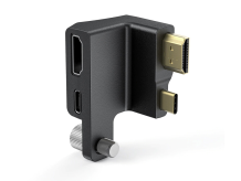 SmallRig AAA2700 BMPCC 4K Kamera Kafesi İçin HDMI ve Type-C Right-Angle Adaptör
