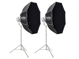 GODOX LE600Bi İkili Profesyonel LED Işık Seti