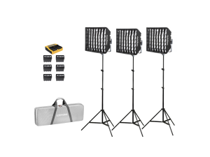 GODOX LP600R K3 RGB 3 x KİT PANEL LED IŞIK (BATARYALI)