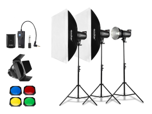 GX-GODOX SK400 II 3'lü PARAFLAŞ KIT (400WATT)