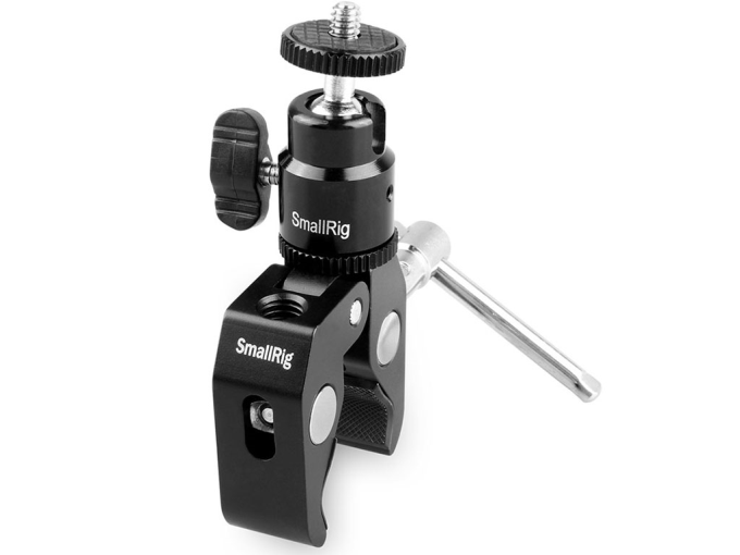 SmallRig 1124 1/4" Ball Head Başlıklı Super Clamp 