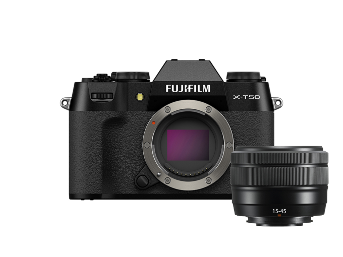 Fujifilm X-T50 Siyah + XC15-45mm Kit 