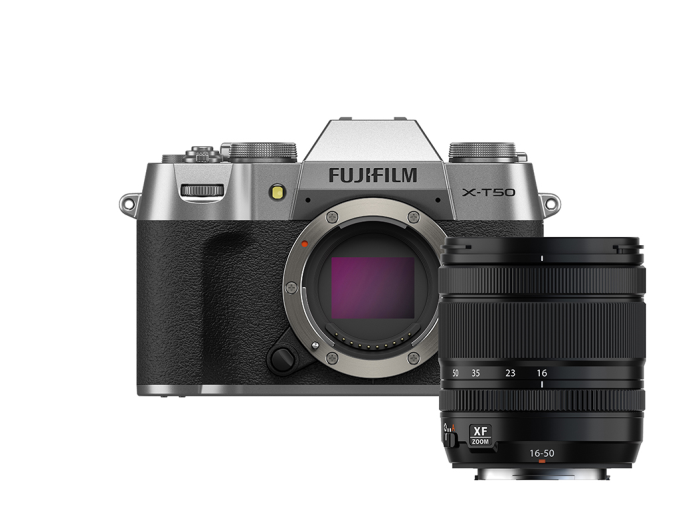 Fujifilm X-T50 Gümüş + XF16-50mm Kit 