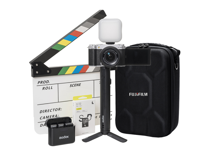 Fujifilm X-M5 Gümüş + XC15-45mm Vlogger Kit 