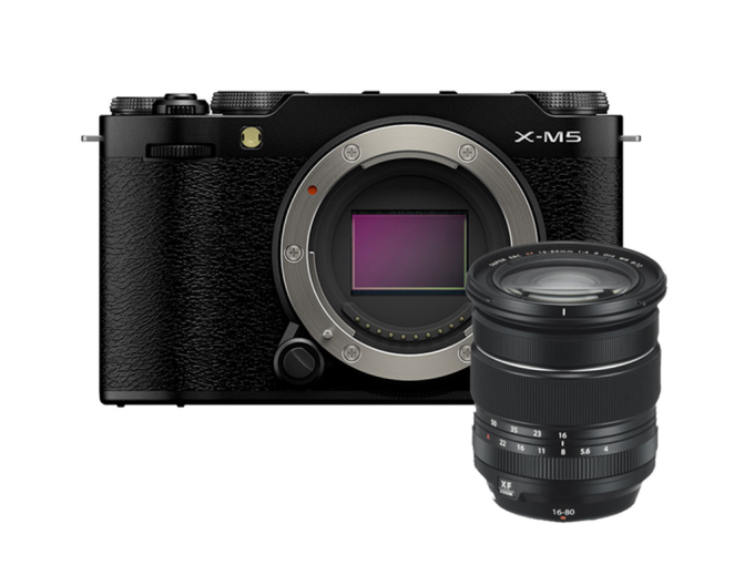 Fujifilm X-M5 Siyah + XF16-80mm Kit 