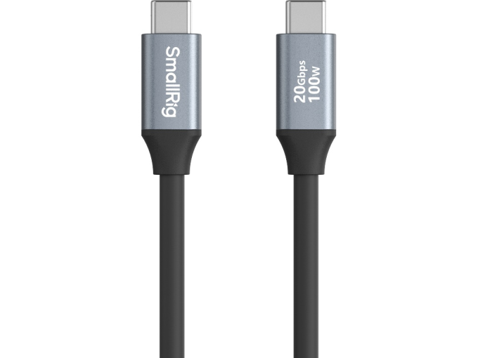 SmallRig 4789 60cm 100w Type-C Data Kablosu (C-C) Type-C to Type-C 