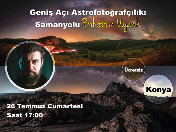 Fujifilm Geniş Açı Astro Fotoğrafçılık: Samanyolu Bu etkinliğin kontenjanı 75 kişidir. Şu an 45 kişilik yer kalmıştır. 