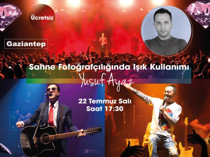 Fujifilm Sahne Fotoğrafçılığında Işık Bu etkinliğin kontenjanı 85 kişidir. Şu an 84 kişilik yer kalmıştır. 