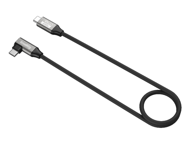 SmallRig 5076 USB-C Data Cable (Straight to Angled) 