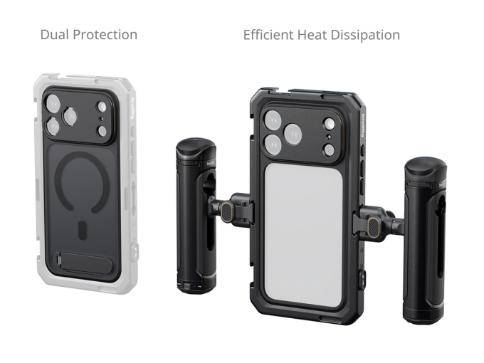 SmallRig 5541 Dual Iphone 17 Pro Max Uyumlu Çift Yan Tutamaçlı Kafes Kiti 