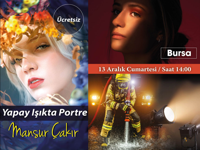 Fujifilm Yapay Işıkta Portre Bu etkinliğin kontenjanı 60 kişidir. Şu an 44 kişilik yer kalmıştır.