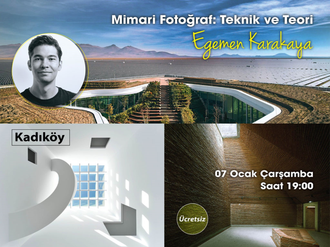 Fujifilm Mimari Fotoğraf: Teknik ve Teori Bu etkinliğin kontenjanı 50 kişidir. Şu an 50 kişilik yer kalmıştır.
