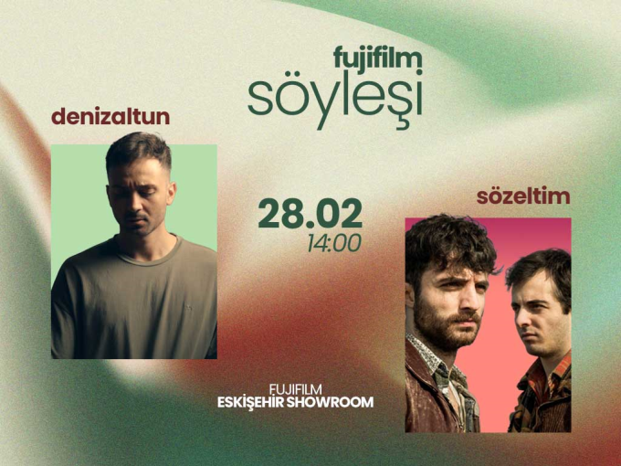 Fujifilm Deniz Altun & Sözel Tim ile Fujifilm Söyleşi Bu etkinliğin kontenjanı 100 kişidir. Şu an 24 kişilik yer kalmıştır. 
