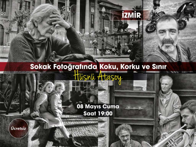 Fujifilm Sokak Fotoğrafında Koku, Korku ve Sınır Bu etkinliğin kontenjanı 60 kişidir. Şu an 57 kişilik yer kalmıştır. 