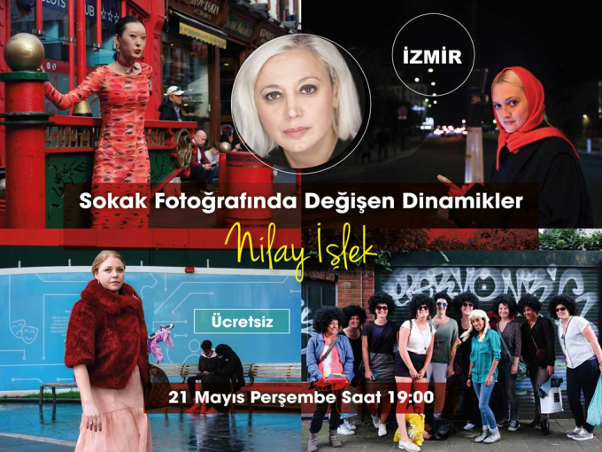 Fujifilm Sokak Fotoğrafında Değişen Dinamikler Bu etkinliğin kontenjanı 60 kişidir. Şu an 57 kişilik yer kalmıştır.