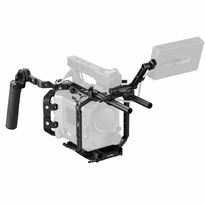 SmallRig 5341 Fujifilm GFX Eterna 55 Uyumlu Komple Kafes Kiti 15mm Çubuk, Monitör Bağlantısı ve Tutacak Dahil