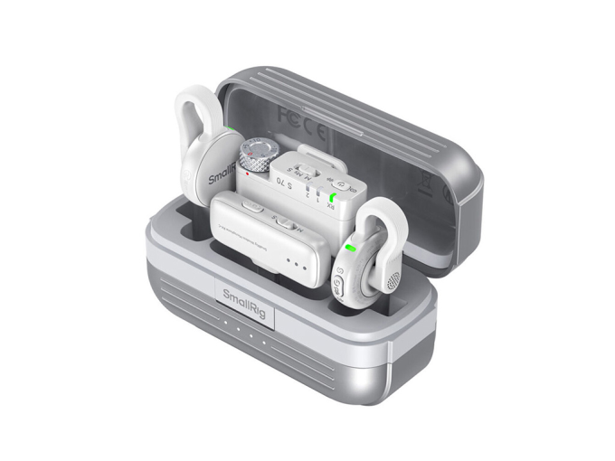 SmallRig 5716 S70 Gümüş 2 Kişilik 48kHz/24bit Kablosuz Yaka Mikrofonu Kamera ve Akıllı Telefonlar için