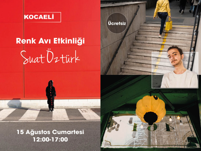 Fujifilm Renk Avı Etkinliği Bu etkinliğin kontenjanı 40 kişidir. Şu an 39 kişilik yer kalmıştır.