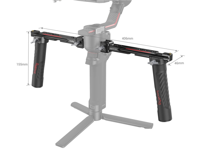 SmallRig 3027 DJI RS Serisi ile Uyumlu İkili El Tutağı RS 2 / RSC 2 / RS 3 / RS 3 Pro / RS 4 / RS 4 Pro / RS 5 ile Uyumlu