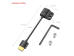 SmallRig 3019 Ultra İnce Adaptör Kablosu (A to A) 