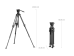 SmallRig 4420 AD-50 Pro Karbon Video Tripod 