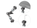 SmallRig 4490 Hawklock Rosette Magic Arm 