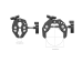 SmallRig 4249 ARRI Rosette Montajlı Süper Clamp 