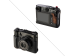SmallRig 5267 GFX100RF için Siyah Deri Çanta 