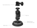 SmallRig 4466 Aksiyon Kamera Vantuz Kiti 