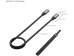 SmallRig 4789 60cm 100w Type-C Data Kablosu (C-C) Type-C to Type-C 