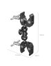 SmallRig 5331 Double Head Crab-Shaped Clamp 