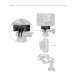 SmallRig 6303 Insta360 X5 / X4 Air / Ace Pro 2 / Ace Pro / Ace için Adaptör Desteği 