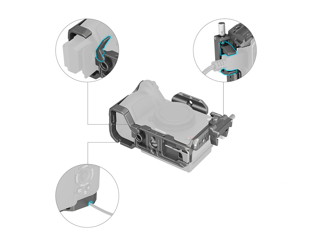 SmallRig 4770 FX3 / FX30 Uyumlu Kafes