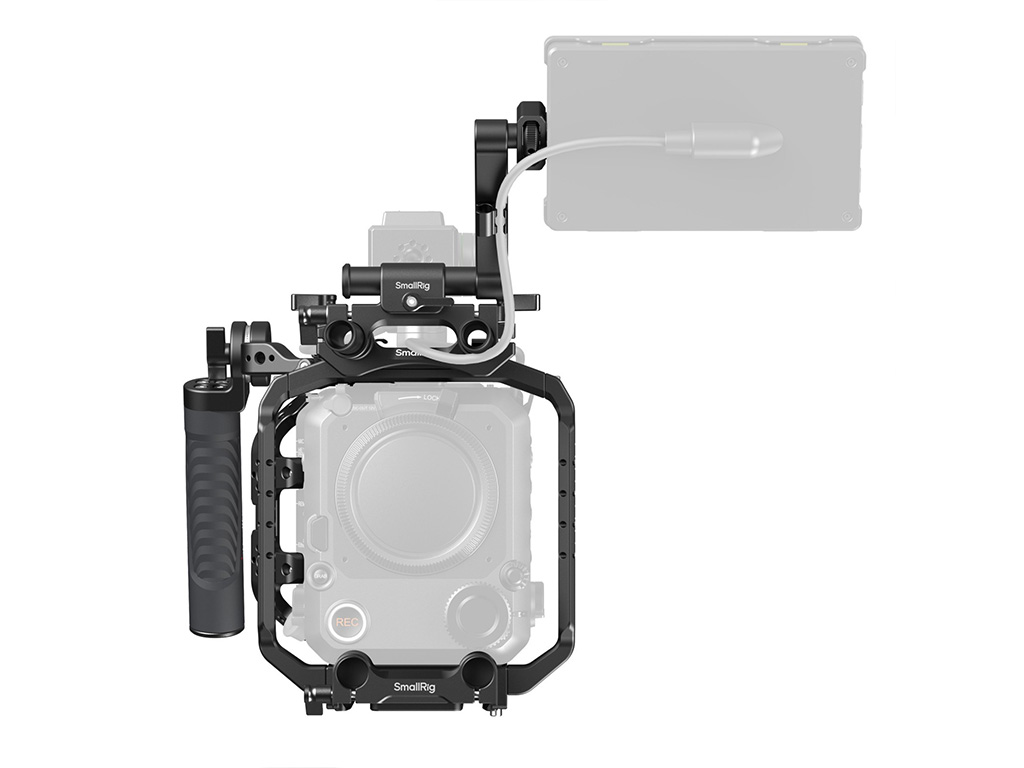 SmallRig 5341 Fujifilm GFX Eterna 55 Uyumlu Full Kafes Kiti 15mm Çubuk, Monitör Bağlantısı ve Tutacak Dahil