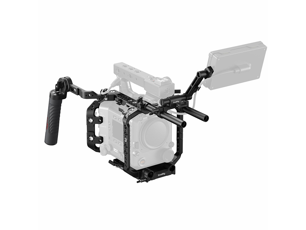SmallRig 5341 Fujifilm GFX Eterna 55 Uyumlu Full Kafes Kiti 15mm Çubuk, Monitör Bağlantısı ve Tutacak Dahil