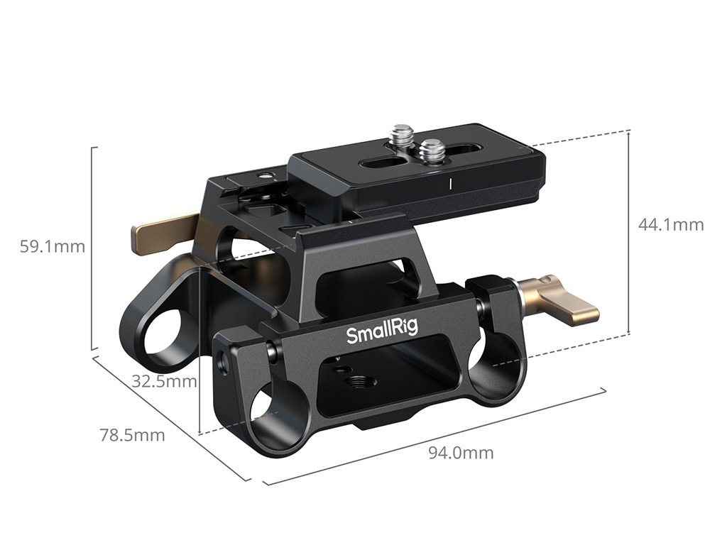 SmallRig 5365 Arca Tip Çiftli Çubuk Kelepçesi