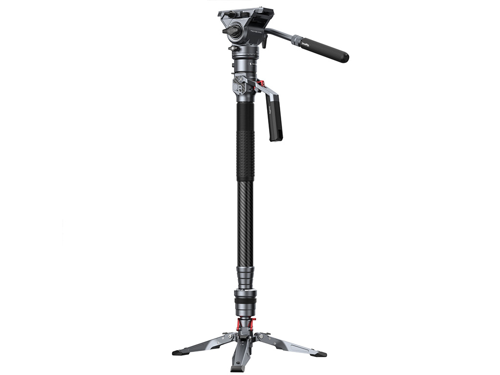 SmallRig 5565 Karbon Fiber Ayaklı 15kg Taşıma Kapasiteli Video Monopodu 175cm Maksimum Uzunluk