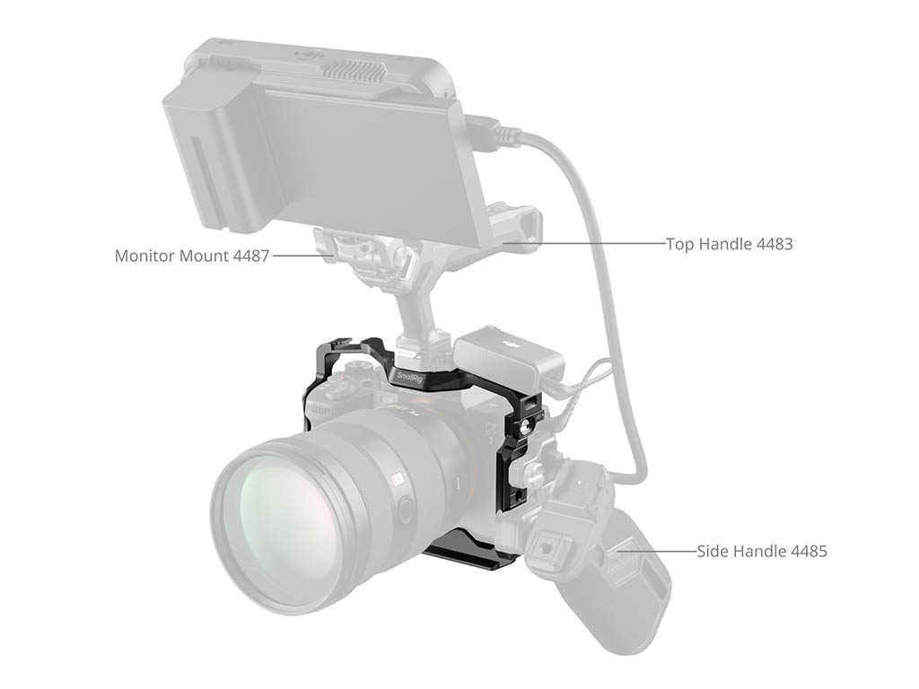 SmallRig 5583 Sony A7R V / A7 IV / A7S III Uyumlu Kafes